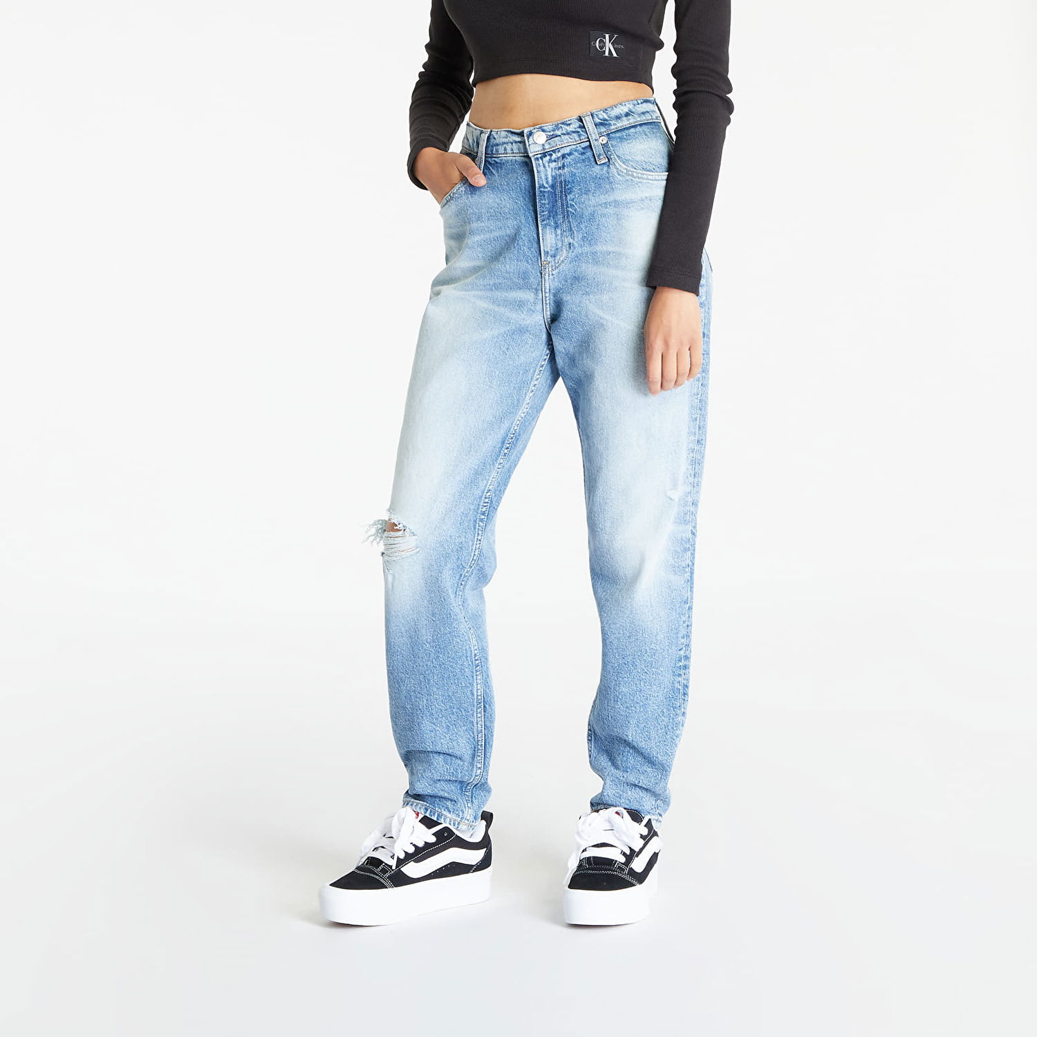 Jeans CALVIN KLEIN Mom Jean Blå | J20J221790 1A4, 0