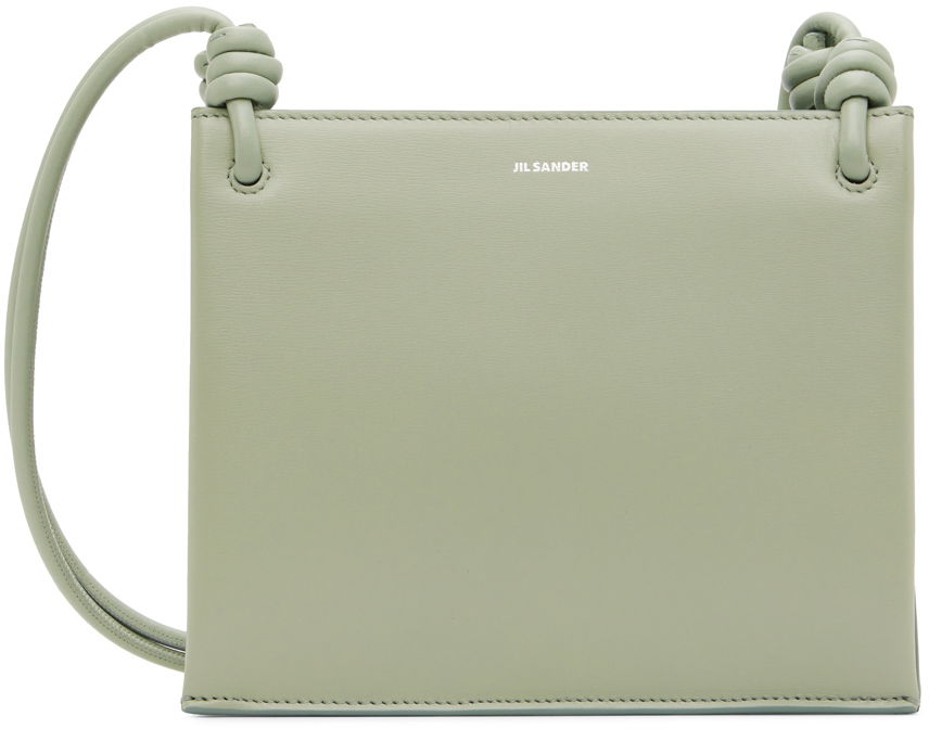 Skuldertaske Jil Sander Small Knot Bag Grøn | J07WG0024_P5354, 0