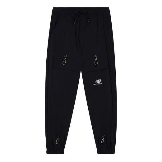 Cargo bukser New Balance Casual Sweatpants Sort | AMP13380-BK