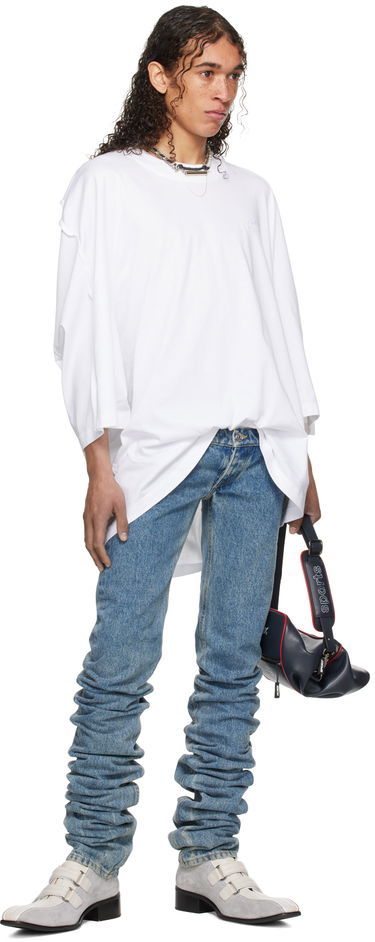 T-shirt Jean Paul Gaultier Jean Paul Gaultier Shayne Oliver Edition Oversized T-Shirt Hvid | 24/27-U-TS068B-J063-01, 4