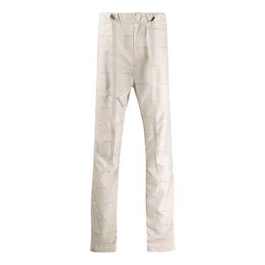 Bukser Fear of God Fear of God Logo Print Track Trousers Beige | FOG-SS20-114, 0