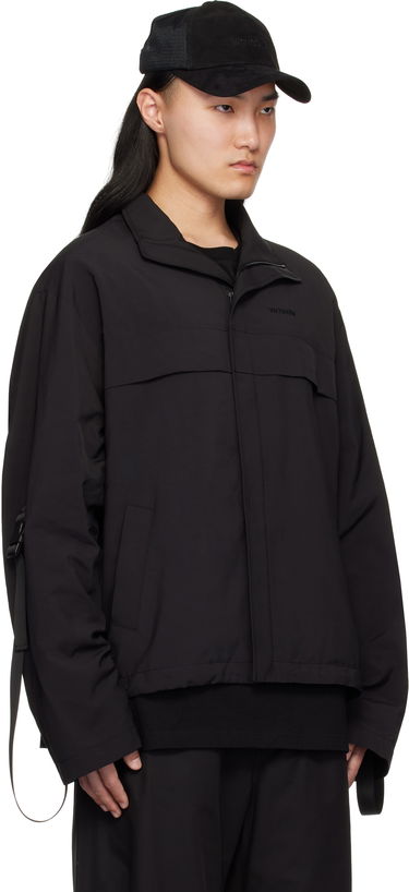 Vindjakke We11done We11done Strapped Windbreaker Jacket Sort | WD-JP0-25-004-M-BK, 1