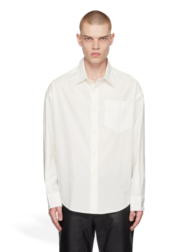 Skjorte AMI Button Shirt Hvid | USH125.CO0014