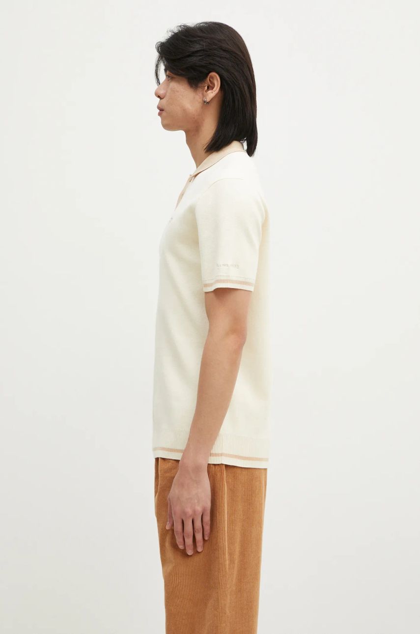 Polo skjorte Filling Pieces Knit Polo Shirt Beige | 80713666003, 1