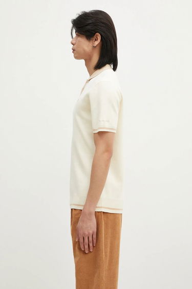 Polo skjorte Filling Pieces Knit Polo Shirt Beige | 80713666003, 1