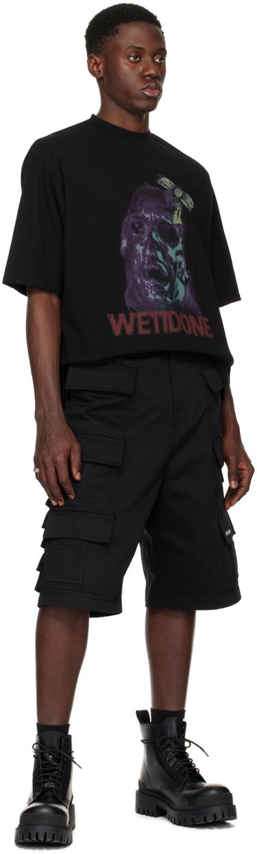 Shorts We11done We11done Flap Pocket Shorts Sort | WD-PT1-24-218-M-BK, 3