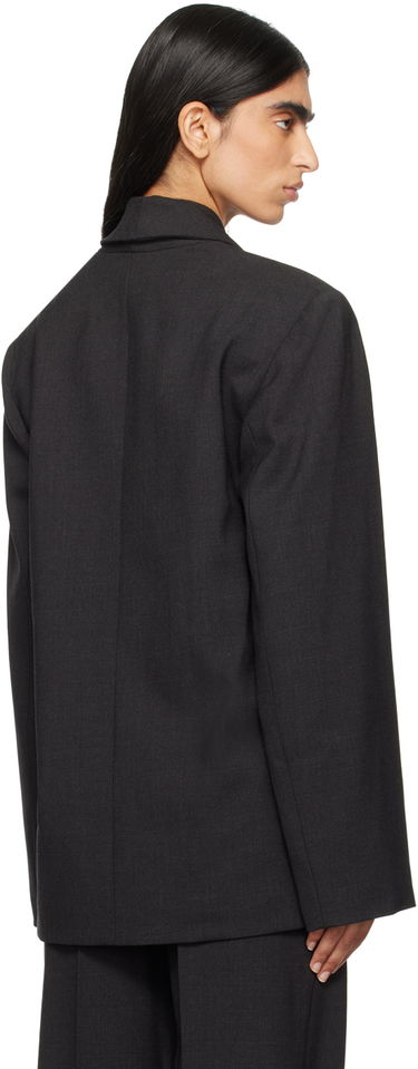 Jakke Loulou de Saison Loulou de Saison Sancia Double-Breasted Blazer Sort | SANCIA, 2