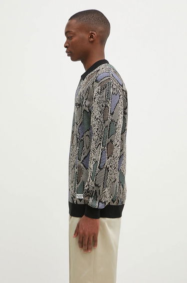 Polo skjorte WACKO MARIA Knit Polo Grå | 24FW-WMK-KN14, 1