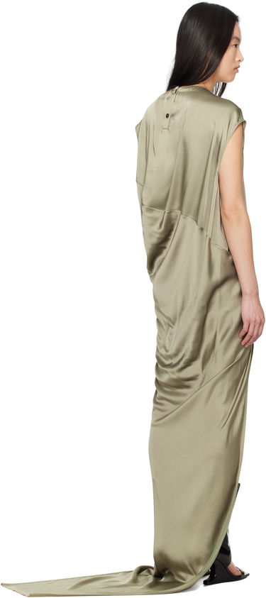 Kjole Rick Owens Rick Owens Hollywood Edfu Maxi Dress Grøn | RP01E7505 SCH, 2