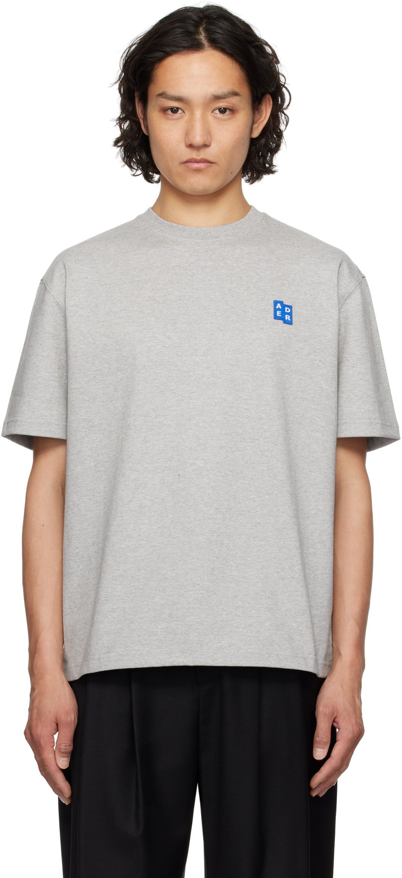 T-shirt ADER ERROR ADER error Sig TRS Tag 01 T-Shirt Grå | BO42FYTS0101GR