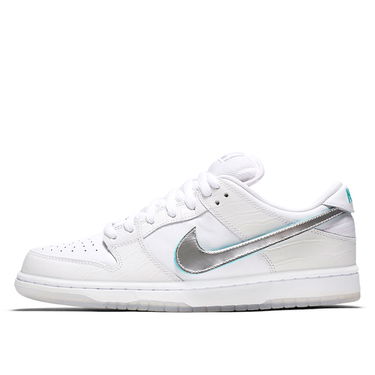 Sneakers og sko Nike SB Diamond Supply Co. x Dunk Low Pro SB "White Diamond" Hvid | BV1310-100, 1