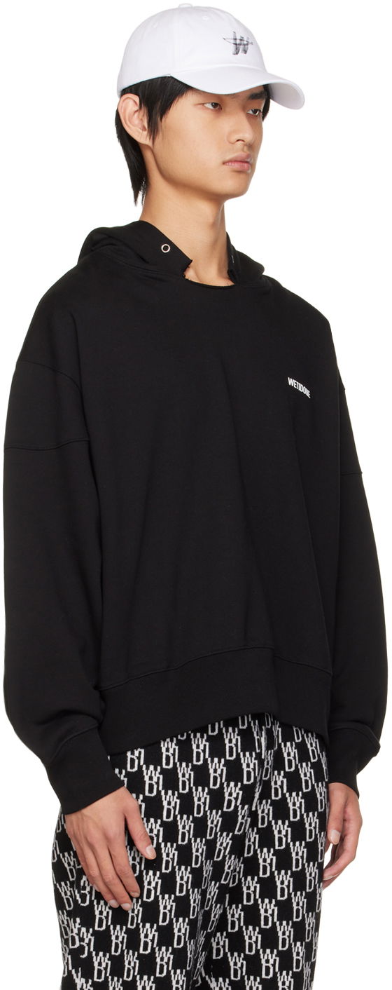 Sweatshirt We11done We11done Signature Hoodie Sort | WD-TH3-22-867-U-BK, 1