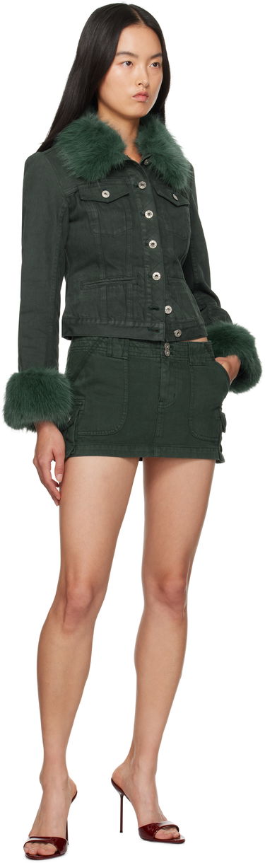 Nederdel GUIZIO Guizio Anais Cargo Miniskirt Grøn | F24312W100, 3