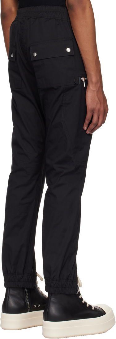 Cargo bukser Rick Owens Rick Owens Hollywood Bauhaus Cargo Pants Sort | RU01E5377 TE, 2