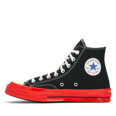 Sneakers og sko Converse Play x Chuck Taylor Red Sole Hi Sort | P1K124-1, 0