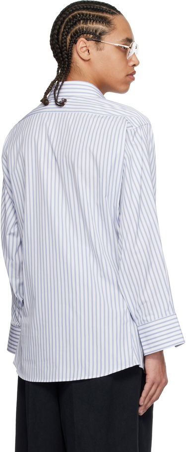 Skjorte Maison Margiela Maison Margiela Stripe Cotton Shirt Hvid | S50DT0049 M35311, 2