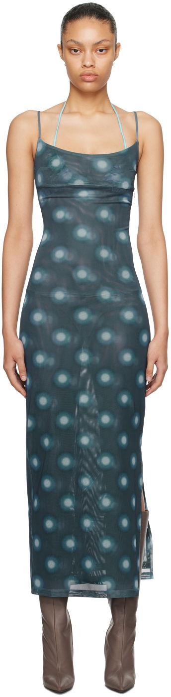 Kjole Miaou Miaou Thais Maxi Dress Blå | 5019PM1GRB, 0
