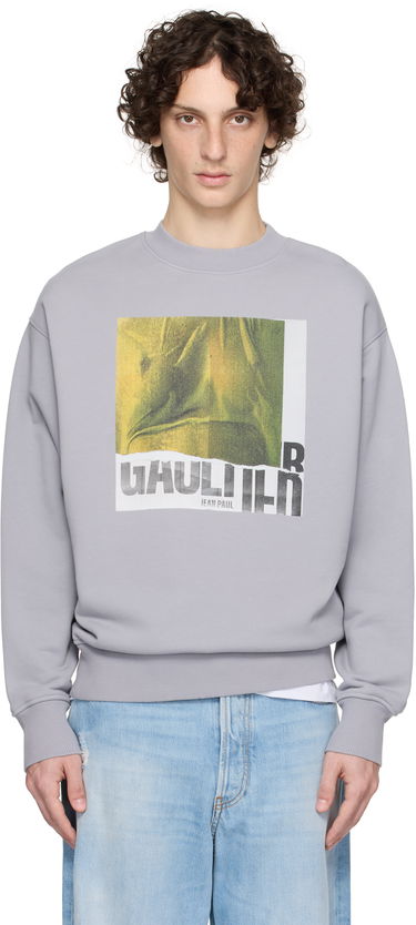 Sweatshirt Jean Paul Gaultier Jean Paul Gaultier Printed Cotton Crew Sweatshirt Grå | 25/03-W-TO295-J003-134812, 0