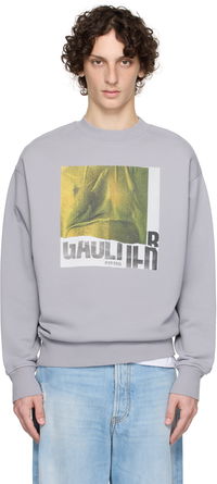 Jean Paul Gaultier Printed Cotton Crew Sweatshirt