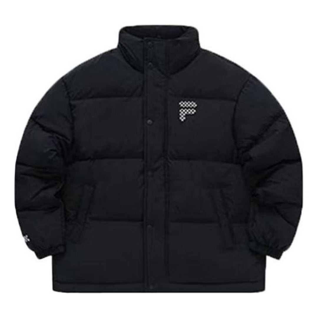 Puffer jakke FILA Fusion Logo Printed Down Jacket Sort | T11U343904F-BK, 0