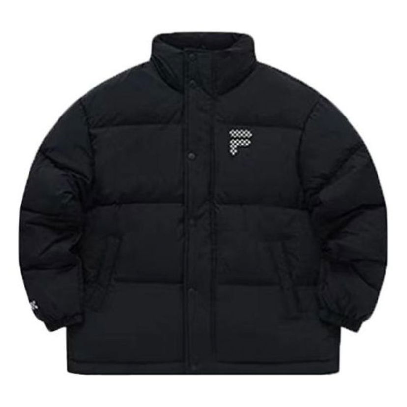 Puffer jakke FILA Fusion Logo Printed Down Jacket Sort | T11U343904F-BK