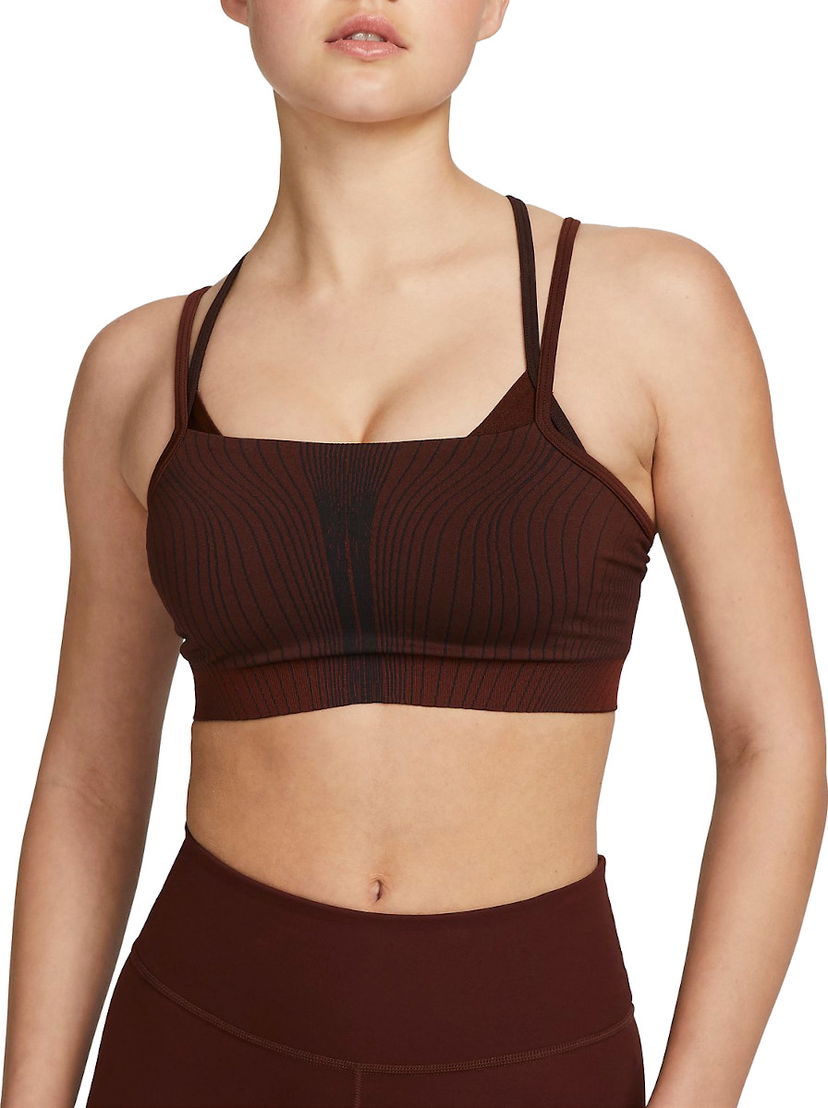 Bh Nike Yoga Dri-FIT ADV Indy Sports Bra Brun | dm0549-217