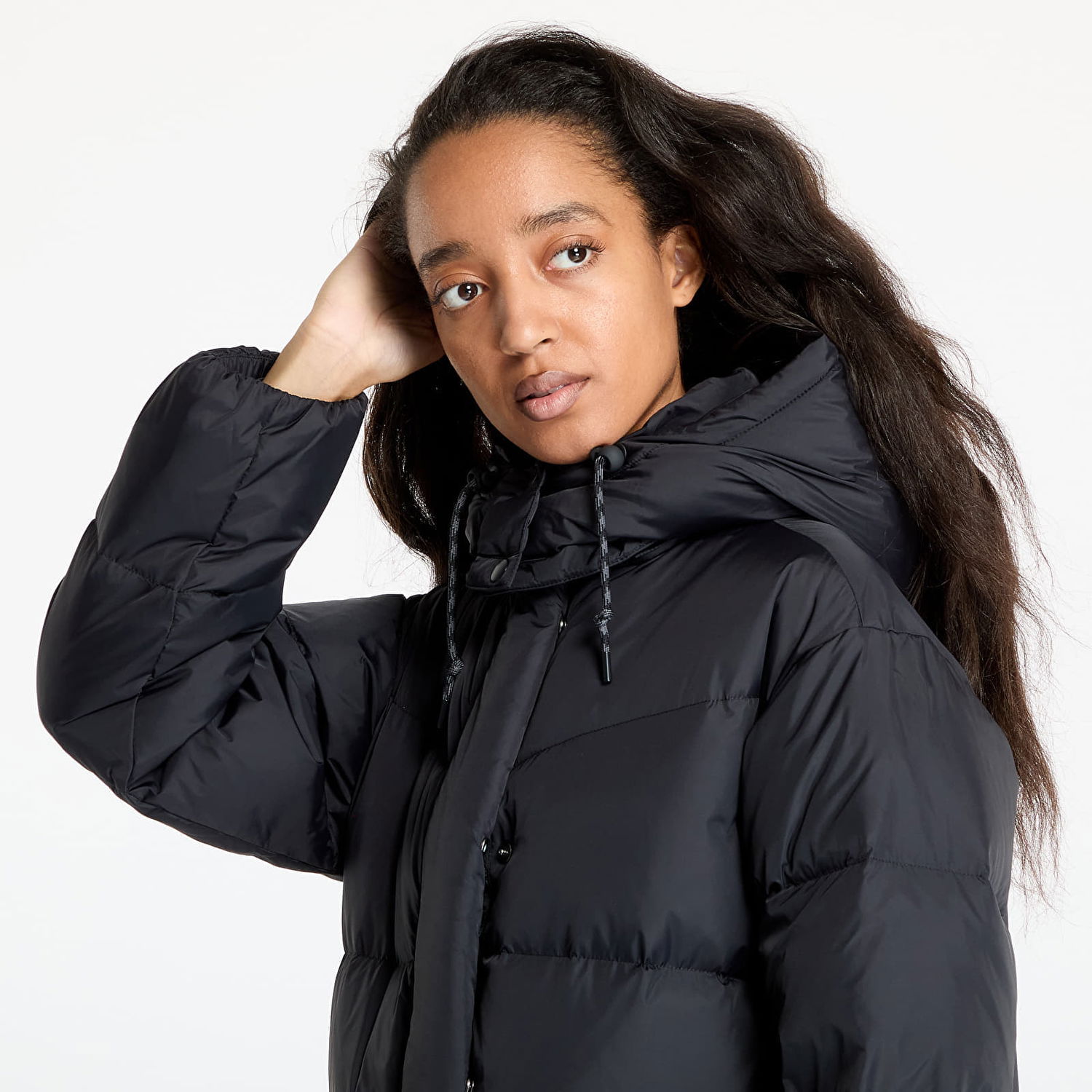 Jakke Levi's Jacket ® Western Long Bubble Puffer Black S Sort | A8529-0000, 1
