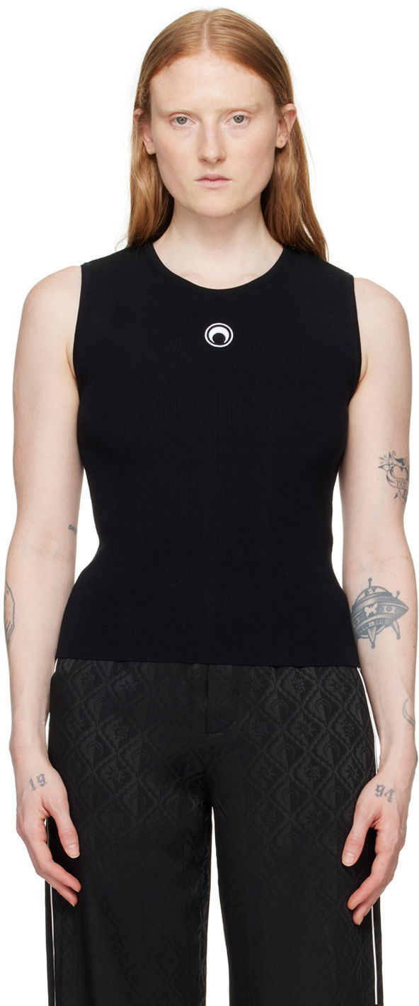 Sweater Marine Serre Core Sleeveless Crewneck Sort | WTK026