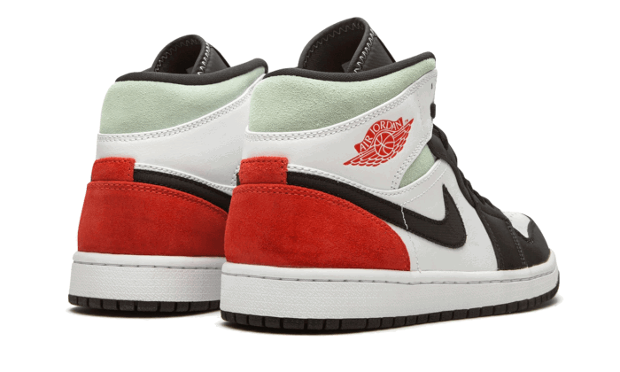 Sneakers og sko Jordan Air Jordan 1 Mid SE "Union Black Toe" GS Sort | BQ6931-100, 1