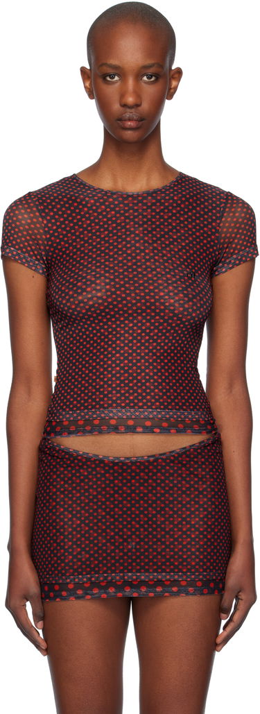 Nederdel Miaou Miaou Mini Polka Dot T-Shirt Rød | 7184PM2BPD, 0