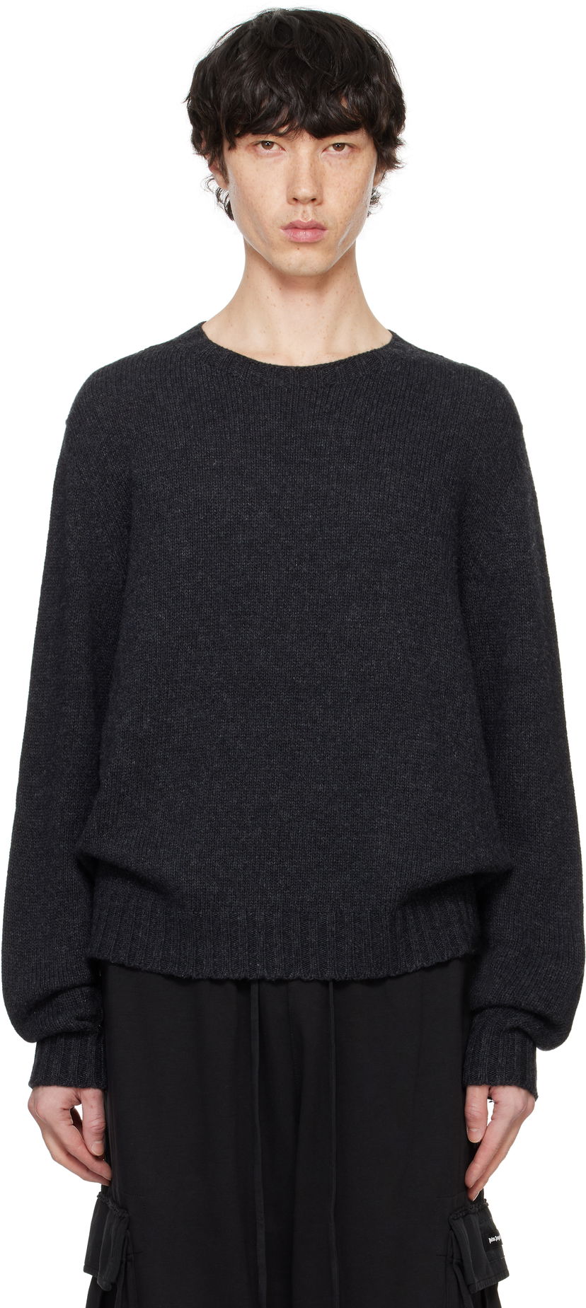 Sweater Palm Angels Sweater Grå | PMHE027F24KNI0010703