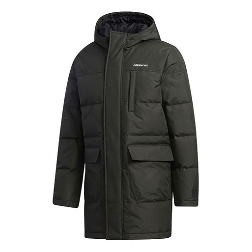 Parka adidas Originals Sports Hooded Down Parka Grøn | GJ8779