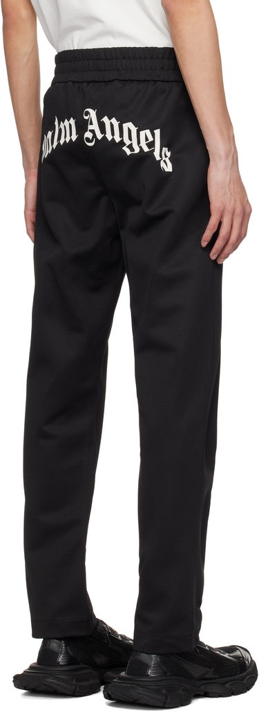 Joggingbukser Palm Angels Palm Angels Curved Logo Track Pants Sort | PMCJ048S25FAB0011003, 2