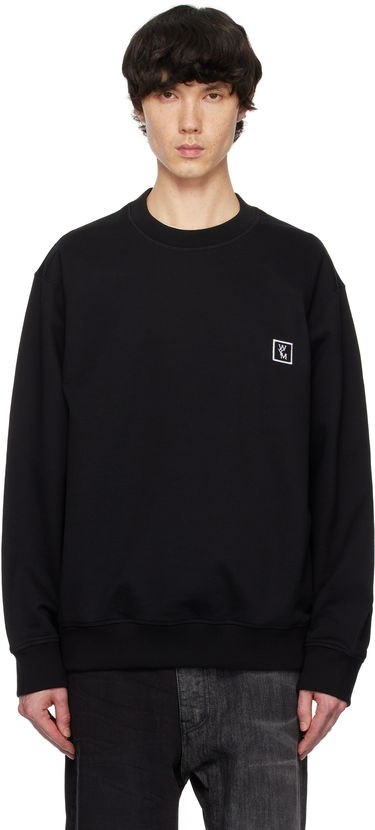 Sweatshirt WOOYOUNGMI WOOYOUNGMI Back Logo Sweatshirt Sort | W251TS27, 0
