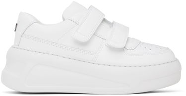 Sneakers og sko Acne Studios Velcro Strap Platform Sneakers Hvid | CD0001-, 0