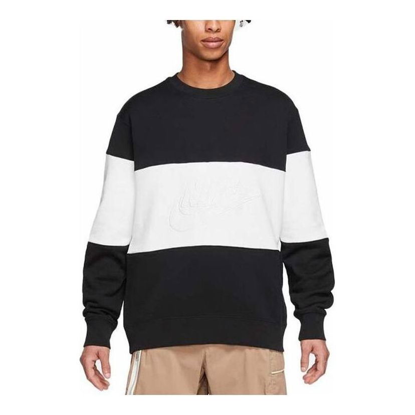 Sweater Nike Club+ Crew Neck Sweatshirt Sort | FB7849-010