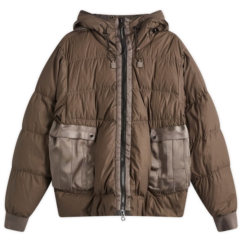 Puffer jakke C.P. Company C.P. Company BI-TM Medium Weight Jacket Brun | CMOW266A-110185G-359