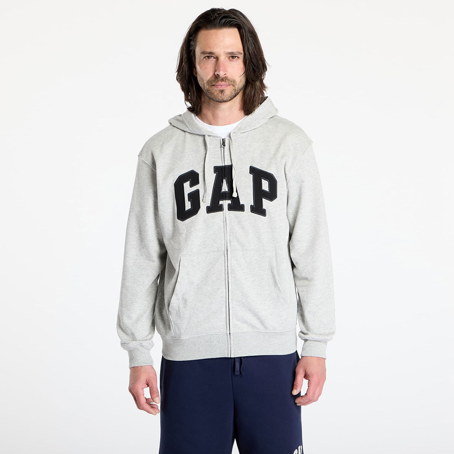 Sweatshirt GAP Logo Hoodie Grå | 868454-09, 0