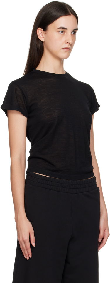 T-shirt Maison Margiela MM6 Maison Margiela Sheer Wool T-Shirt Sort | S52GC0354 M20123, 1