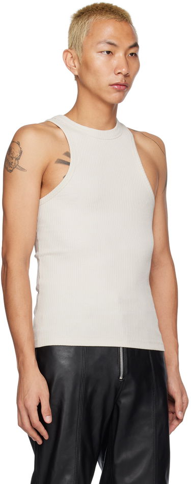 Tanktop Han Kjøbenhavn Light Ribbed Racer Top Beige | M-132460, 4