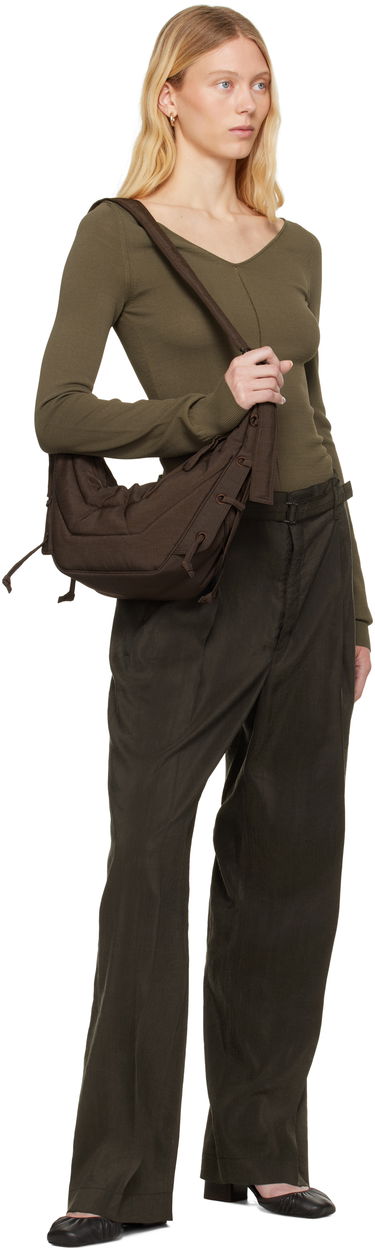 Bukser LEMAIRE Lemaire Belted Relaxed Trousers Grøn | PA1206 LF1308, 3