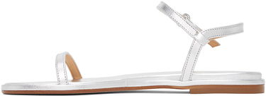 Skopleje Aeyde Aeyde Nettie Flat Sandals Metalisk | A11-FS-TTTR08FL49-SS24-920-051, 2