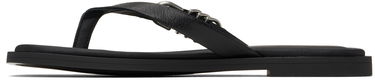 Skopleje rag & bone Rag & Bone Gia Leather Thong Sandals Sort | WFF25SF1003LE03, 2