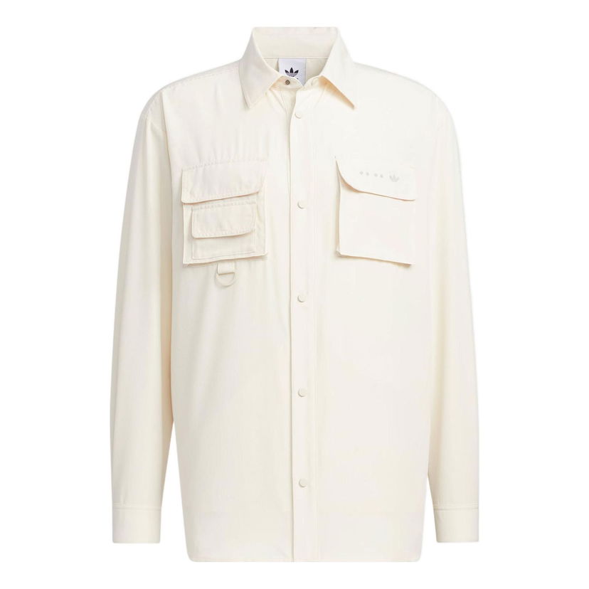 Skjorte adidas Originals Originals Rifta Long Sleeve Shirt Hvid | HS2021