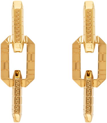 Øreringe Versace Greca Quilting Drop Earrings "Gold" Metalisk | 1014266_1A00620_3J000, 0