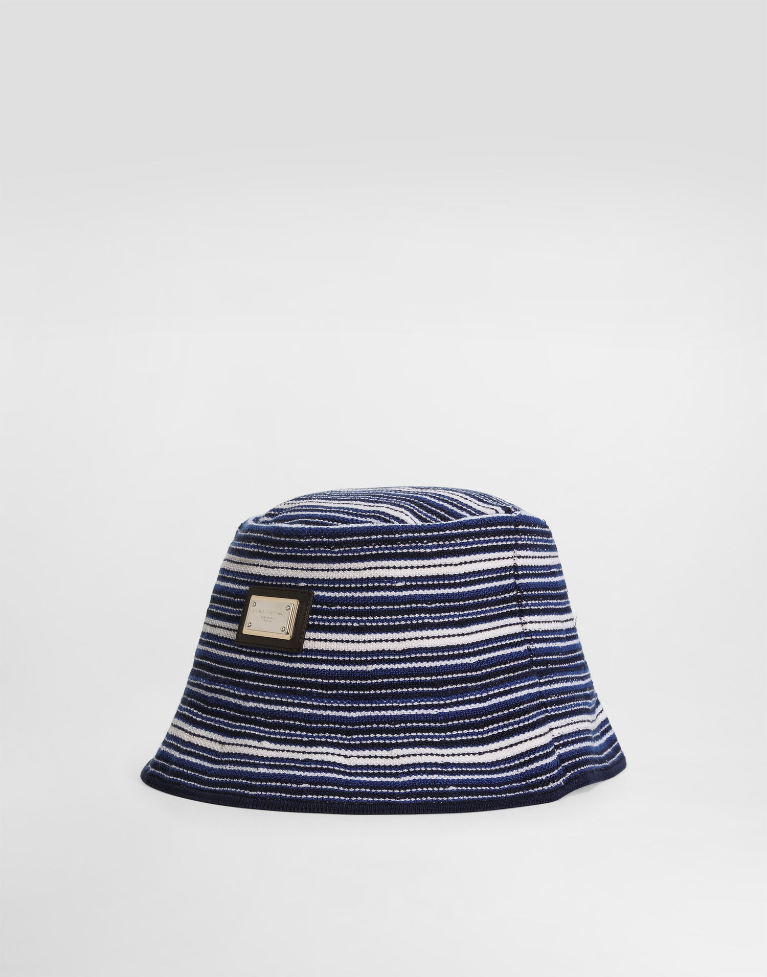 Hat Dolce & Gabbana Dolce & Gabbana Knit Honeycomb Bucket Hat Blå | LBKAG2JBCF8B4904, 0