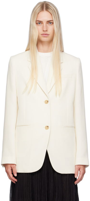 Jakke TOTEME Tailored Blazer Hvid | 243-WRZ869-FB0065, 0