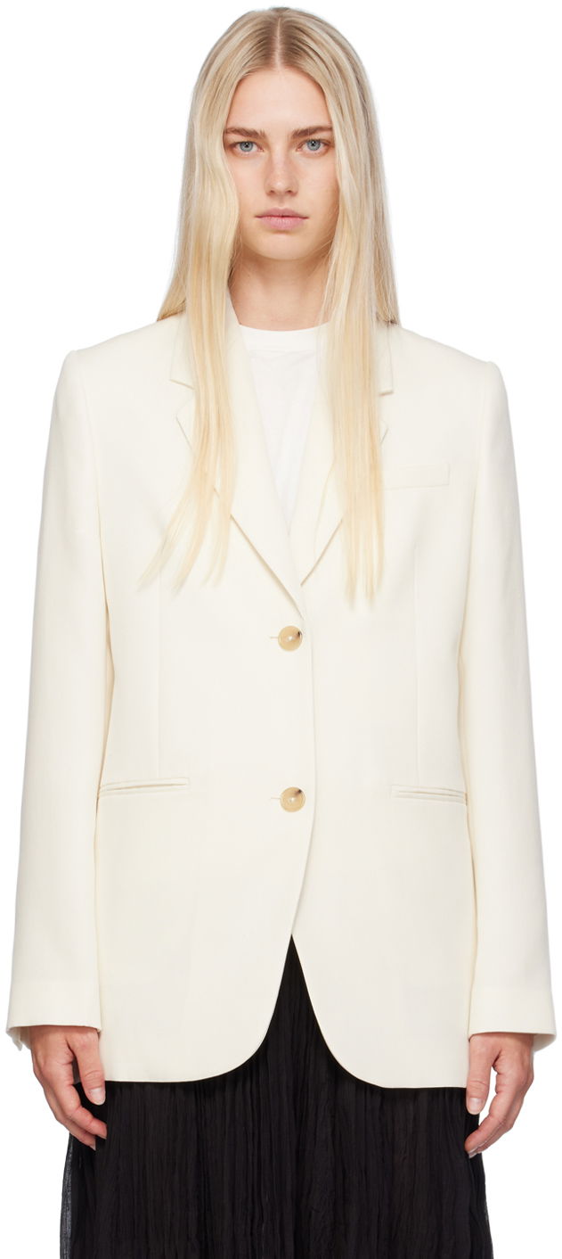 Jakke TOTEME Tailored Blazer Hvid | 243-WRZ869-FB0065