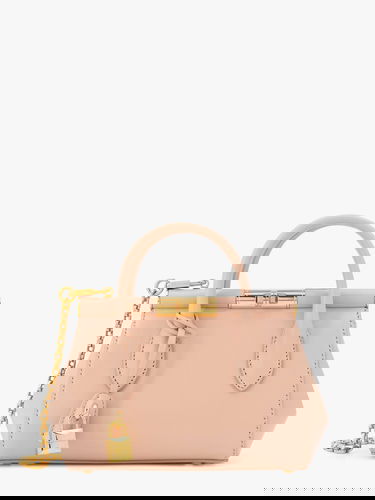 Håndtaske Dolce & Gabbana Dolce & Gabbana Marlene Top Handle Bag Beige | BB7744A3G1980095, 0