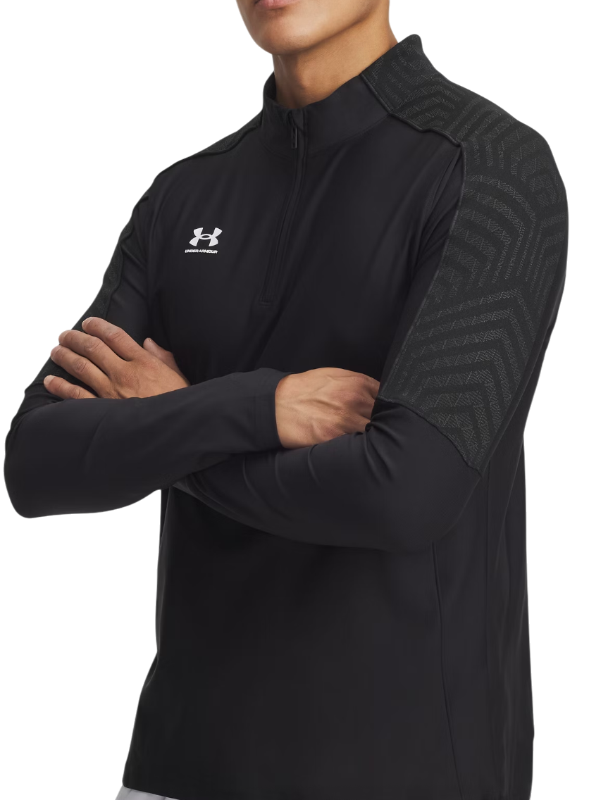 Sweatshirt Under Armour Challenger Pro Midlayer 1/4 Zip Top Sort | 6008988-001, 0